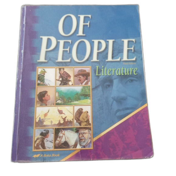 LAST CHANCE>>ABEKA 7TH GRADE LITERATURE STUDENT TEXT - OF PEOPLE (3RD EDITION) - Picture 1 of 2